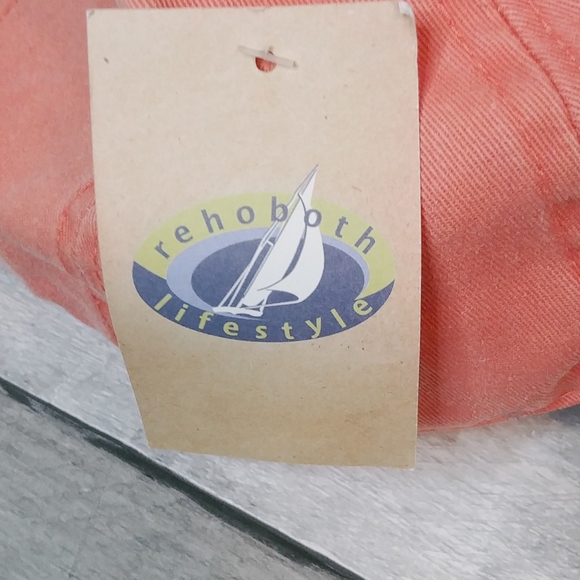 New Vibe Headwear Live In The Sunshine 100% Cotton Peach Color Baseball Hat Cap - Picture 9 of 10